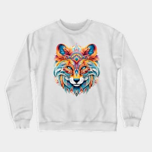 Boho Animal Face #5 Crewneck Sweatshirt